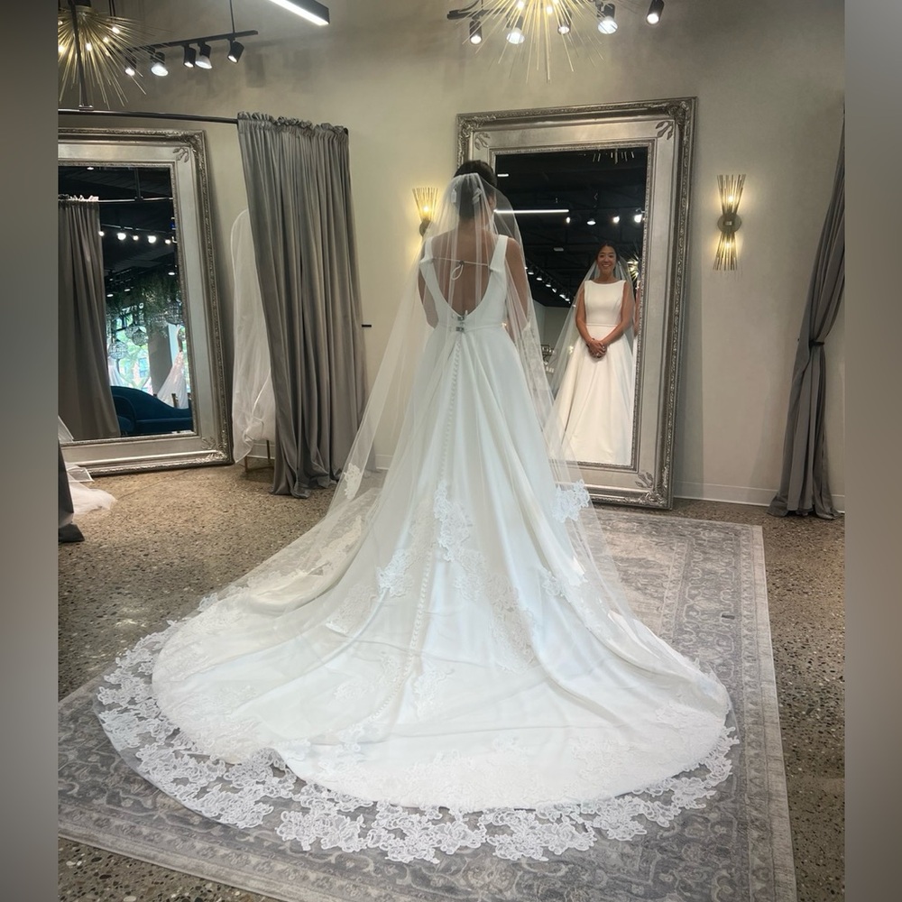 Rita Vinieris Alyne S/S 24 Ivory Taytum Wedding Dress Size 6